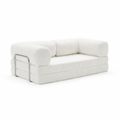 Canapé modulable convertible moderne blanc nuage