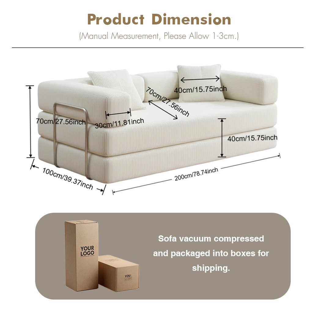 Canapé modulable beige