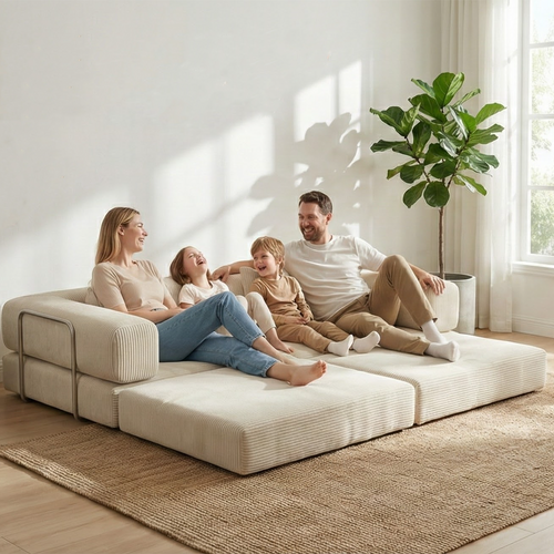 Canapé modulable beige