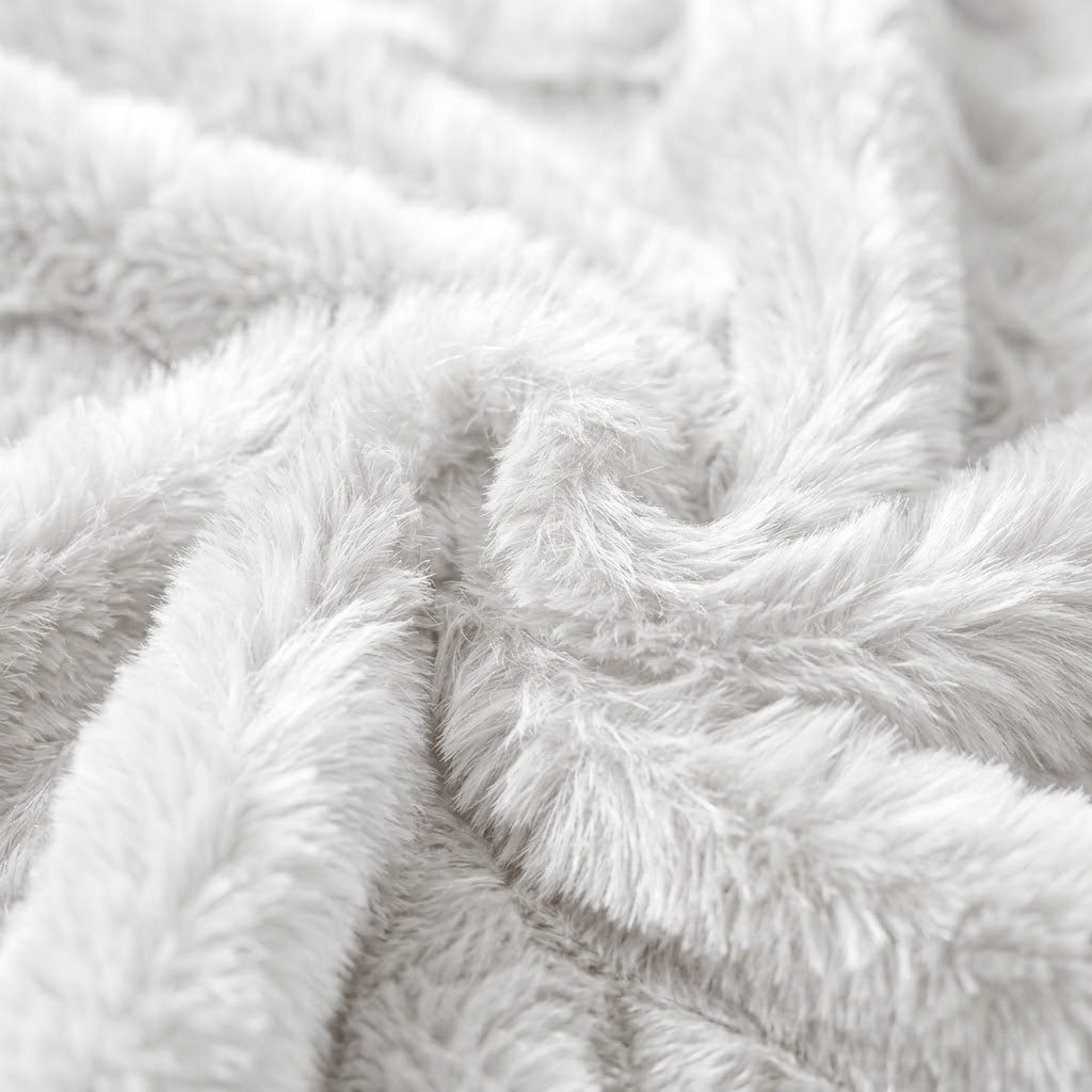 Plaid Arctique blanc