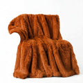 Plaid Fauve orange