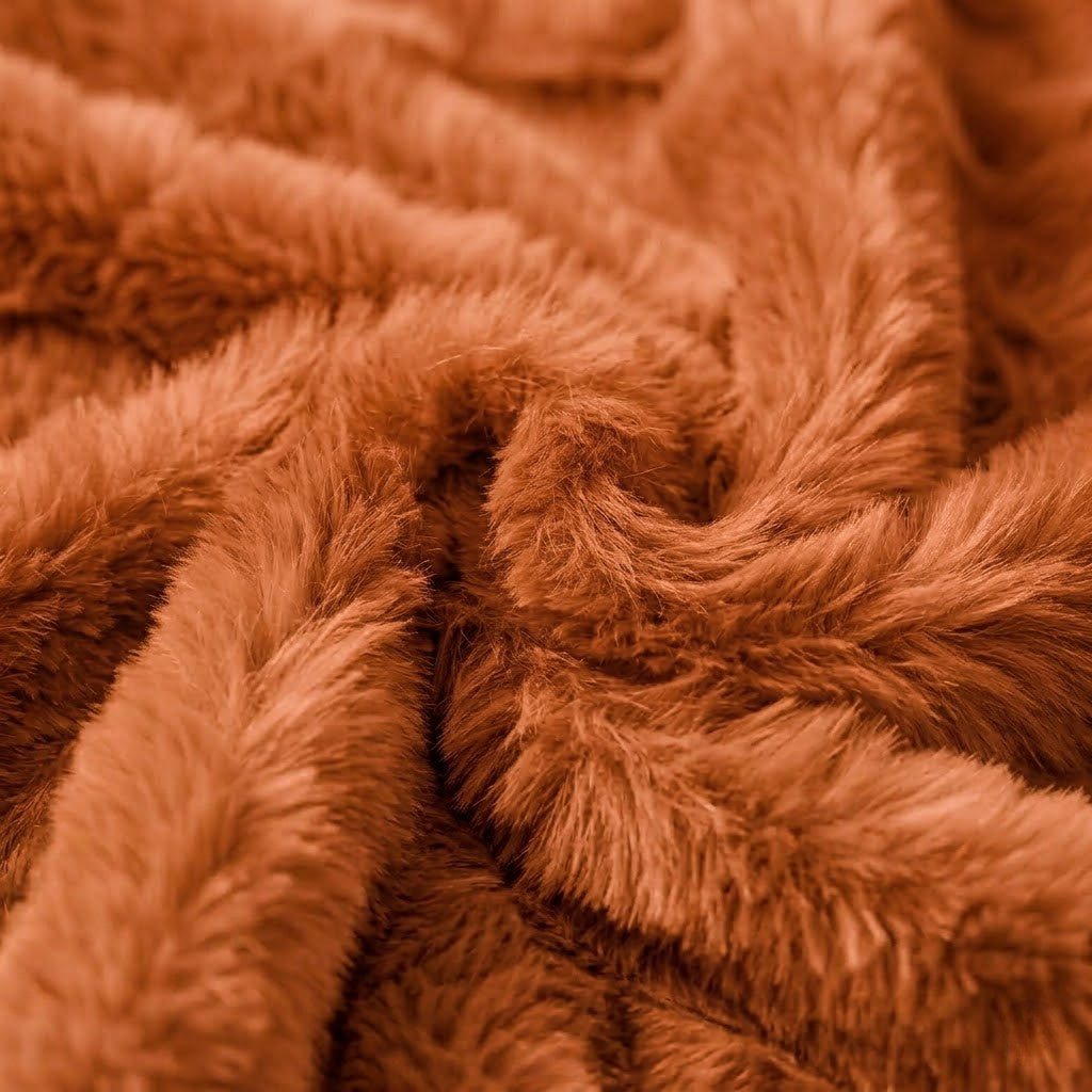 Plaid Fauve orange