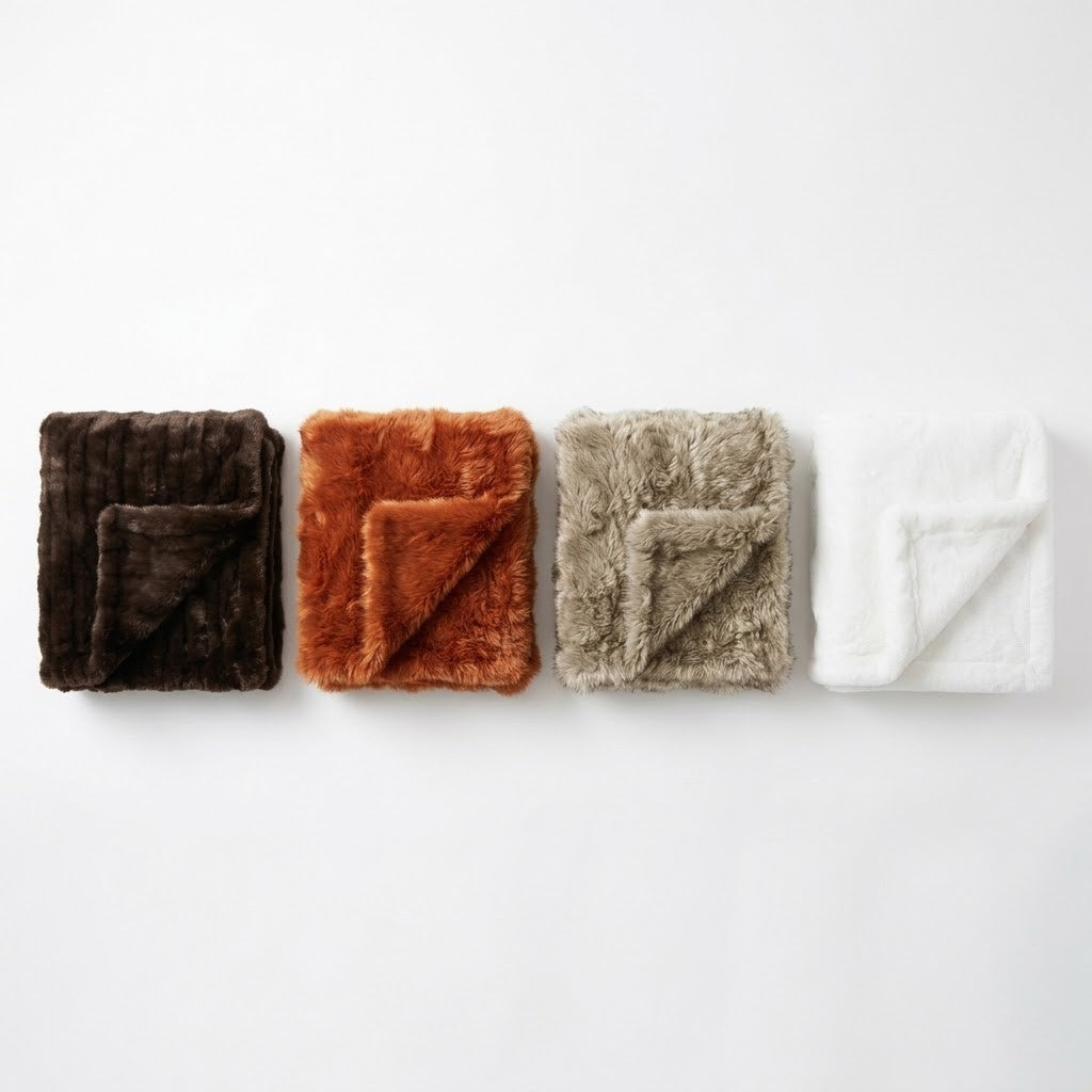Plaid Arctique blanc